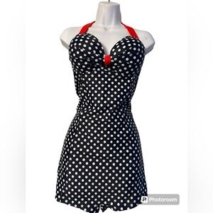 Vintage style romper swimsuit